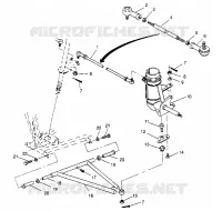 TRIANGLES DE SUSPENSIONS AVANT ET BIELLETTES DE DIRECTION Trail Blazer W947221 (4926832683B005)
