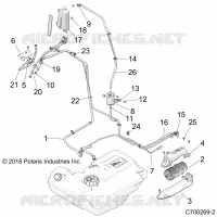 BODY, CARBURANT LINES, EVAP