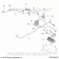 SYSTÃˆME D'ALIMENTATION, FUEL TANK EVAP, CANISTER AND LINES
