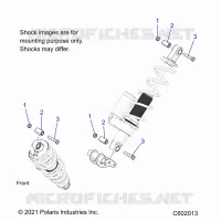 SUSPENSION, SUPPORT AMORTISSEUR , REAR SUSP.