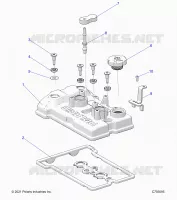 ENGINE, COUVERCLE SOUPAPE