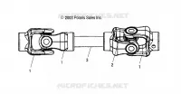 REAR ARBRE DE TRANSMISSION