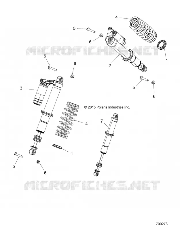 SUSPENSION AVANT SHOCK MOUNTING