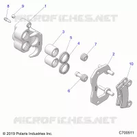 BRAKES, ETRIER DE FREIN ARRIERE
