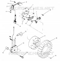 STATOR ASSEMBLY SPORT 0950443, SPORT TOURING 0950243  and EUROPEAN SPORT T (4928822882D003)