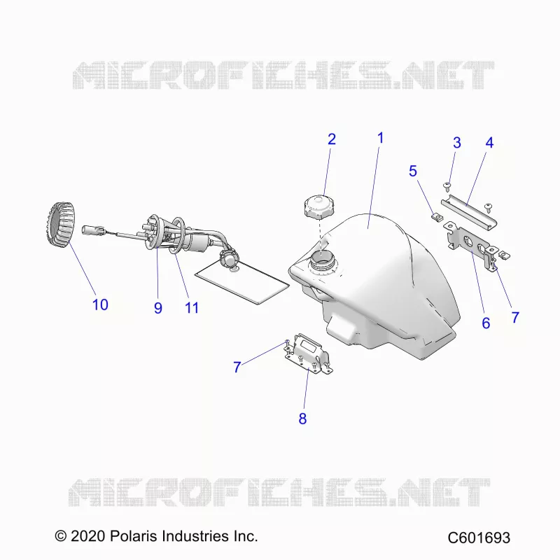 SYSTÃˆME D'ALIMENTATION, FUEL TANK AND FUEL PUMP