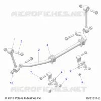 SUSPENSION, FRONT, BARRE STABILISATRICE