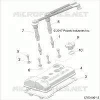 ENGINE, COUVERCLE SOUPAPE