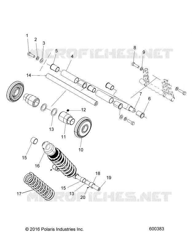 SUSPENSION, BRAS DE SUSPENSION ARRIERE