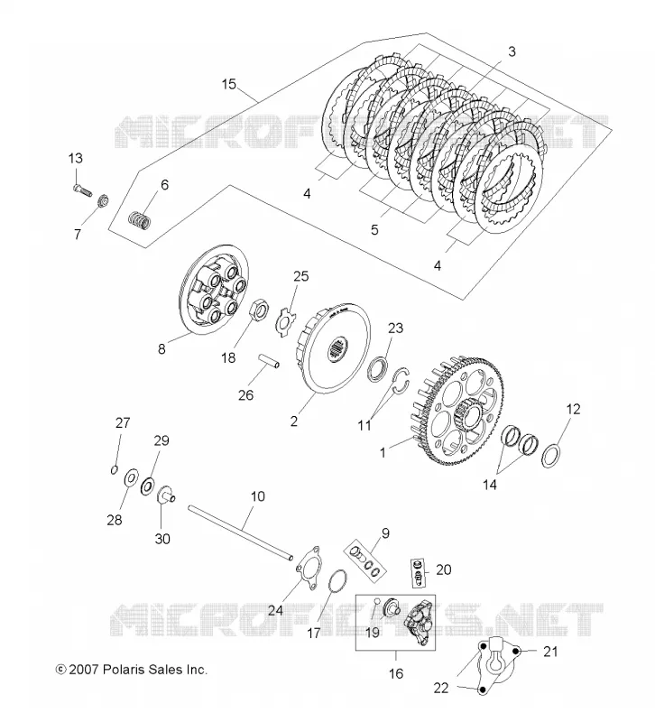 MOTEUR, EMBRAYAGE