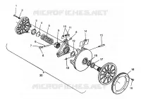 EMBRAYAGE DE TRANSMISSION TRAIL 0972761, EUROPEAN TRAIL E972761,  TRAIL TOURING 0972262 (4938313831C010)