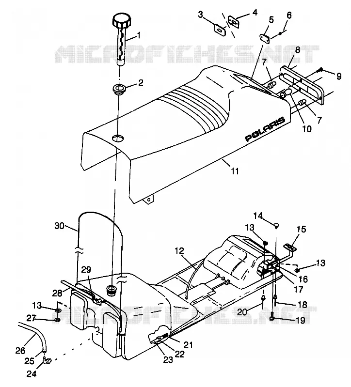 SIEGE ET RESERVOIR ULTRA 0976778 and EUROPEAN ULTRA E976778 (4938053805A007)