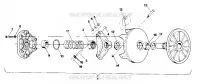 EMBRAYAGE DE TRANSMISSION 500 AND 500 CLASSIC TO SERIAL NO. 1841611 (4919251925015A)