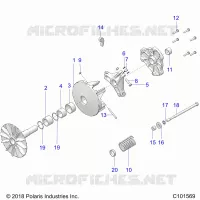 SYSTÃˆME DE TRANSMISSION, PRIMARY CLUTCH