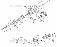 FREIN ARRIERE XPRESS 300 W97CA28C and  XPRESS 400L W97CA38C (4939603960C010)