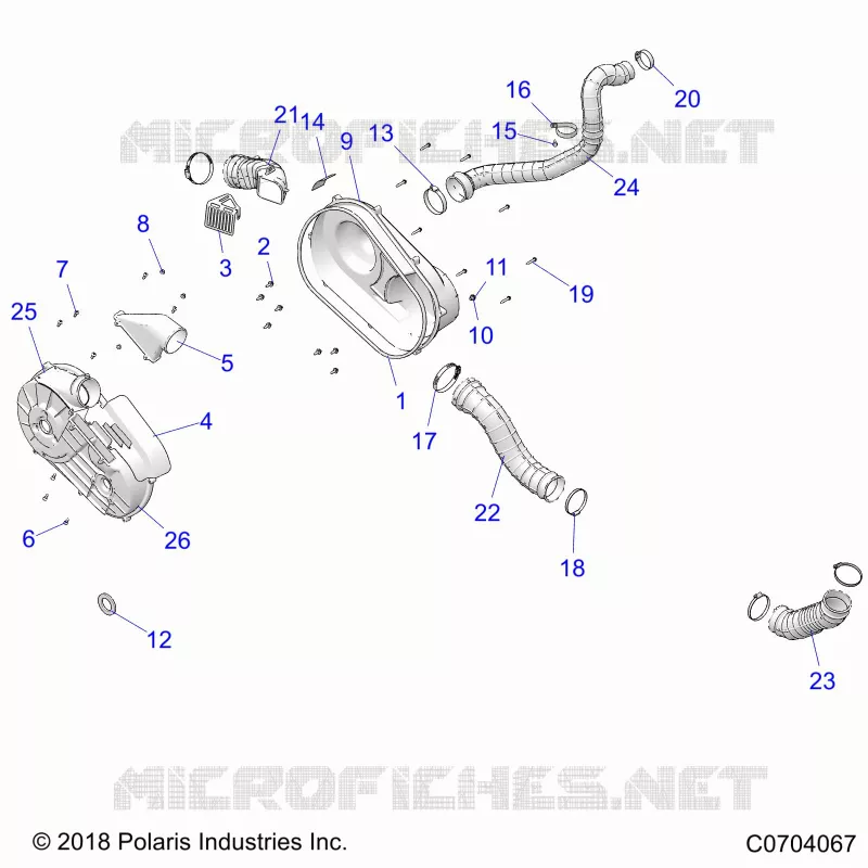 SYSTÃˆME DE TRANSMISSION, CLUTCH COVER AND DUCTING
