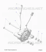 SYSTÃˆME DE TRANSMISSION, FRONT GEARCASE MOUNTING