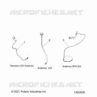 ELECTRICITE, GPS HARNESS AND ANTENNA