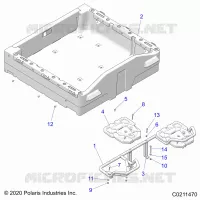 CARROSSERIE ARRIERE RACK AND BOX SIDE RAILS