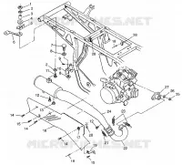 ECHAPPEMENT Sportsman 400L W97AC38C (4939673967A012)