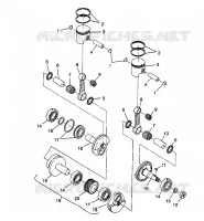 PISTON ET VILEBREQUIN TRAIL RMK 0980961 (4942214221C006)