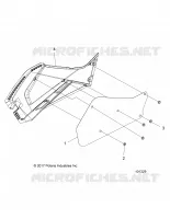 CARENAGE LATERAL DROIT 1 UP -A19SHS57FP (101329)