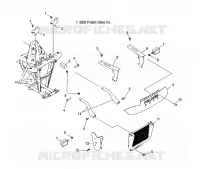 RACK, FRONT AND SUPPORT PARE CHOCS 