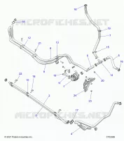 REFROIDISSEMENT ROUTING MANIFOLD