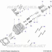 ENGINE, CULASSE, CAMS AND VALVES