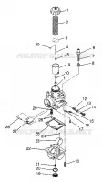 CARBURATEUR SPORTSMAN 400L W97AC38C (4939673967D005)