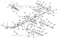 FIXATION RAIL (SUSPENSION) ULTRA SPX 0975678, ULTRA SPX SE H975678 and EURO (4939533953B012)