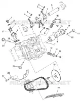ADMISSION ET ECHAPPEMENT Magnum 4X4 W97AC42A, Swedish Magnum 4X4 S97AC42E and Nor (4940834083D001)