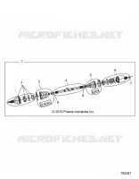 SYSTEME DE TRANSMISSION, FRONT HALF SHAFT