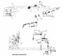 ALLUMAGE ET FAISCEAU ELECTRIQUE 500 0972764,  EUROPEAN 500 E972764,  500 SKS 0972 (4938393839B002)