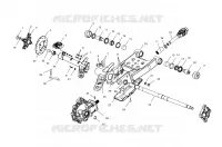 BRAS OSCILLANT/REAR SUPPORT PONT