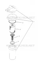 VIDANGE ASSEMBLY SL 650 B954058 (4930483048C007)