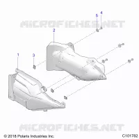 BODY, ECHAPPEMENT COVER SHIELD