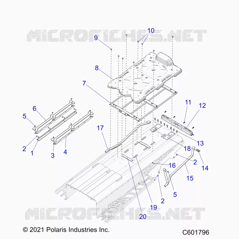 CHASSIS, REAR ASM.
