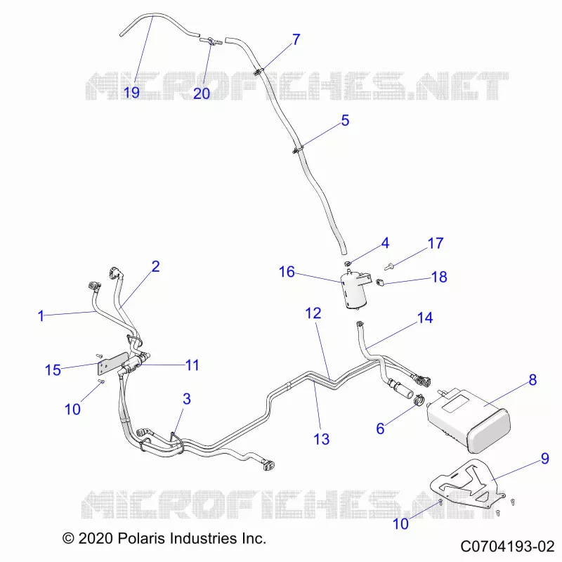 SYSTÃˆME D'ALIMENTATION, FUEL LINES, EVAP