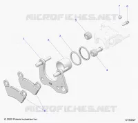 BRAKES, ETRIER DE FREIN AVANT