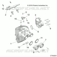 ENGINE, INTAKE AND CORPS DE PAPILON