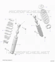 SUSPENSION ARRIERE SHOCK AND MOUNTING
