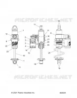 SUSPENSION, AMORTISSEUR AVANT TRACK, VELOCITY