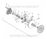 EMBRAYAGE DE TRANSMISSION ASSEMBLY 440 / 0930760 AND 440 SKS / 0930560 (4922932293023A)