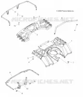 HABITACLE ARRIERE and REAR RACK