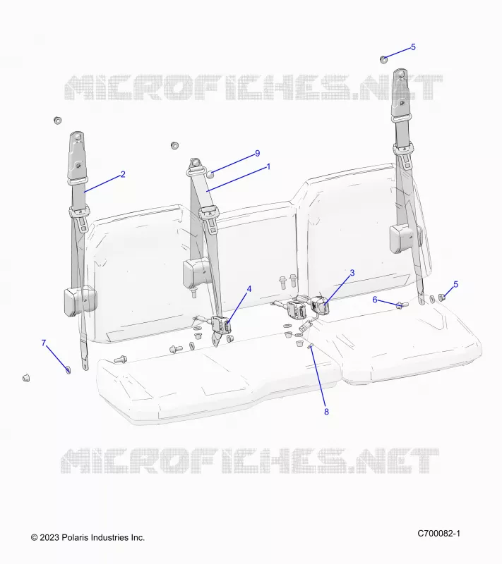 SIEGE BELT MOUNTING