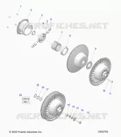 SYSTÃˆME DE TRANSMISSION, CLUTCH, SECONDARY