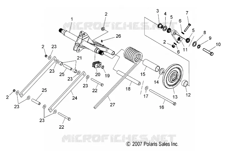 SUSPENSION, BRAS DE SUSPENSION ARRIERE
