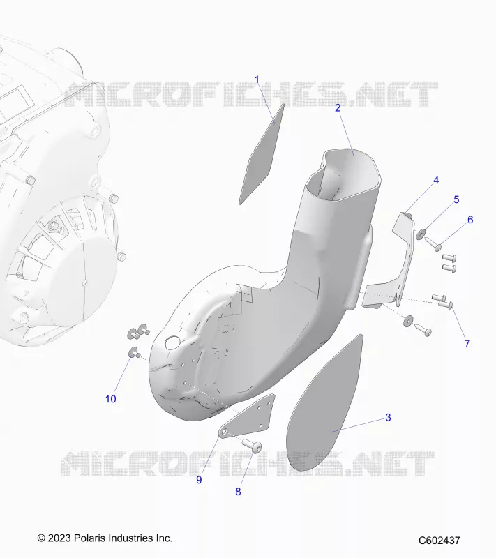 MOTEUR, AIR DUCT, INLET