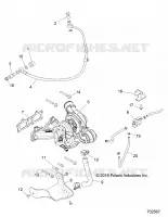 MOTEUR, TURBO CHARGER MOUNTING